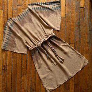 Rare Vintage 60s Shenk Falls Church Virginia Belted Shirt‎ Dress Women Med Linen